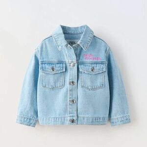 Zara Denim Jacket Sz 4/5(Minnie Mouse)